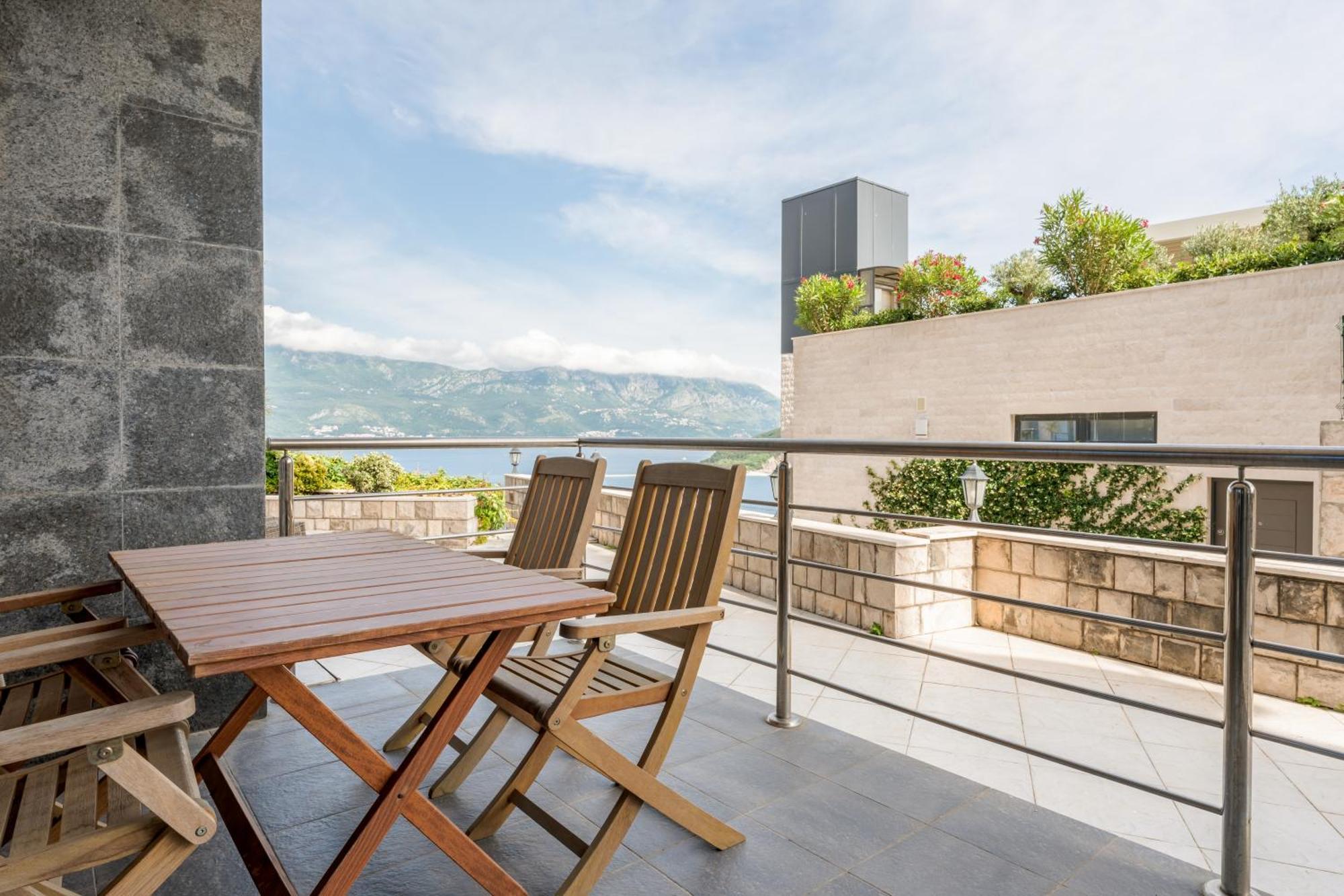Appartamento Vidikovac Marble House Budua Esterno foto